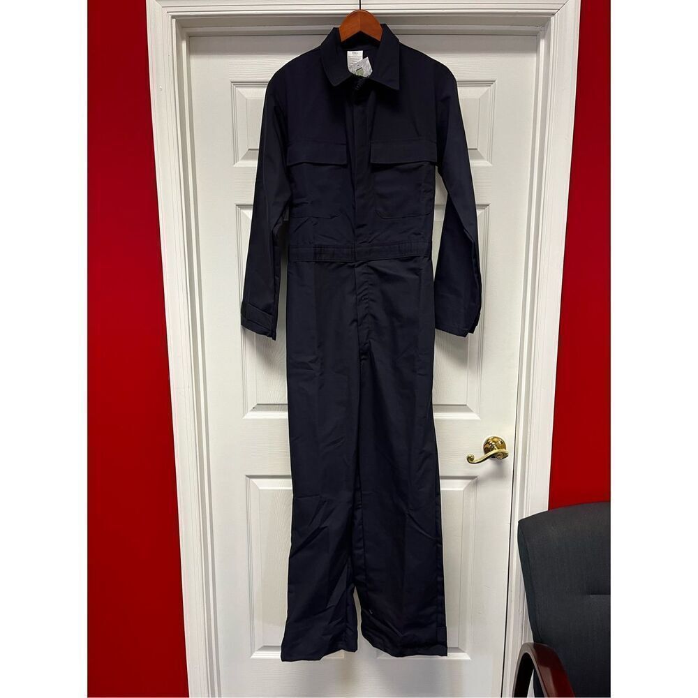 United Utility Coverall Navy Ripstop sz S NWT